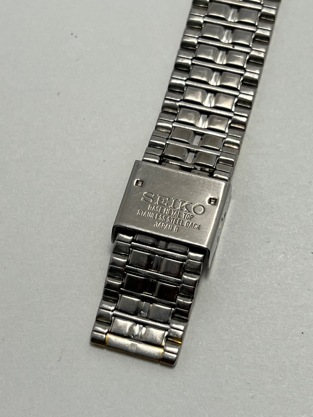 Seiko Watch Men 29mm Gold Dial Gold Tone Daydate Rectangle 6533-5010