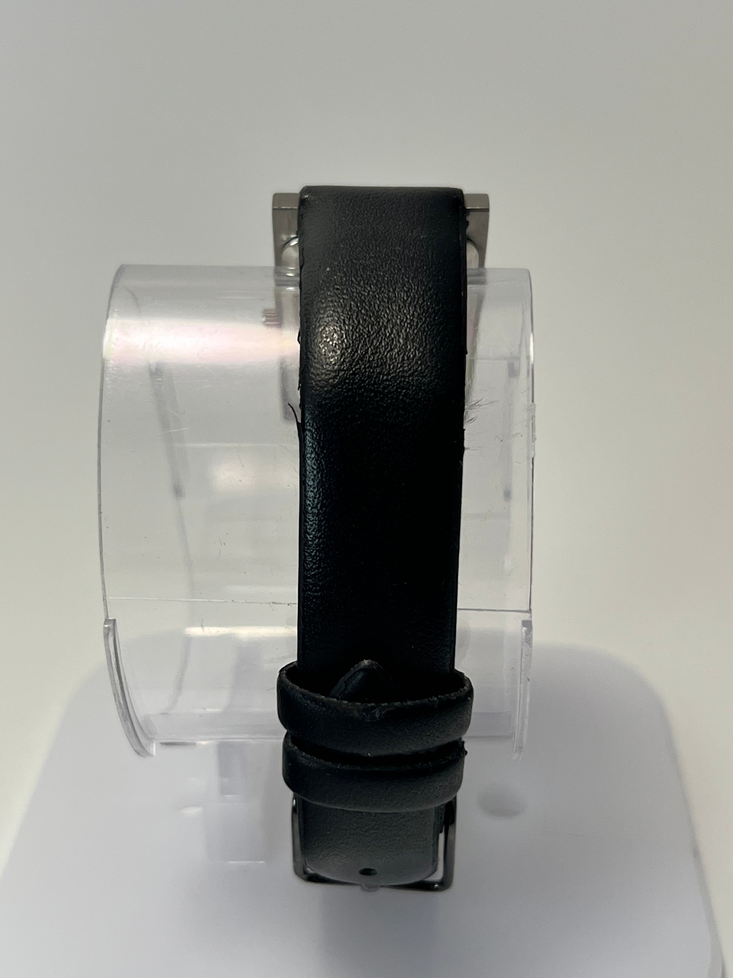 Kenneth Cole Tank Womens Watch 22mm Black Dial Leather KC2117