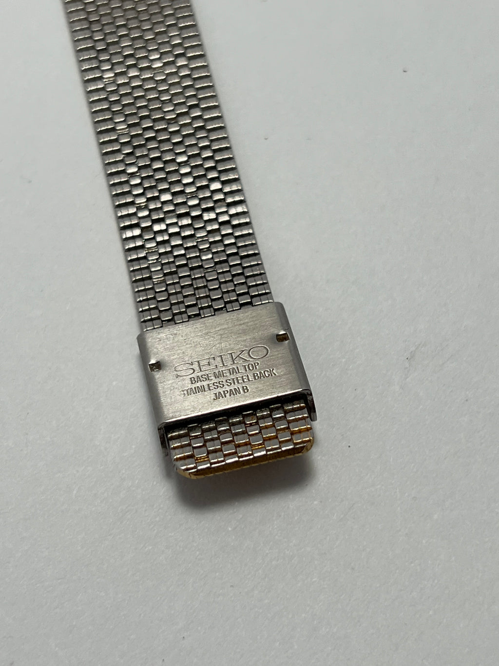 Seiko 6530-5350 Quartz Tank-Style Watch Unisex Gold Tone