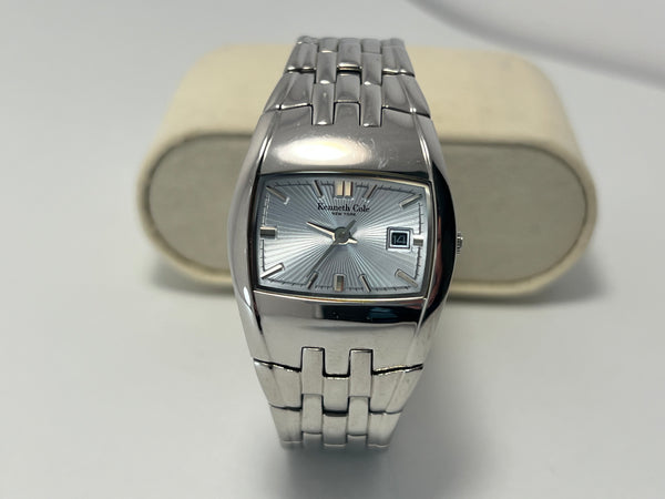 Kenneth Cole Women’s Quartz Watch Silver Blue C275-03-KC4412