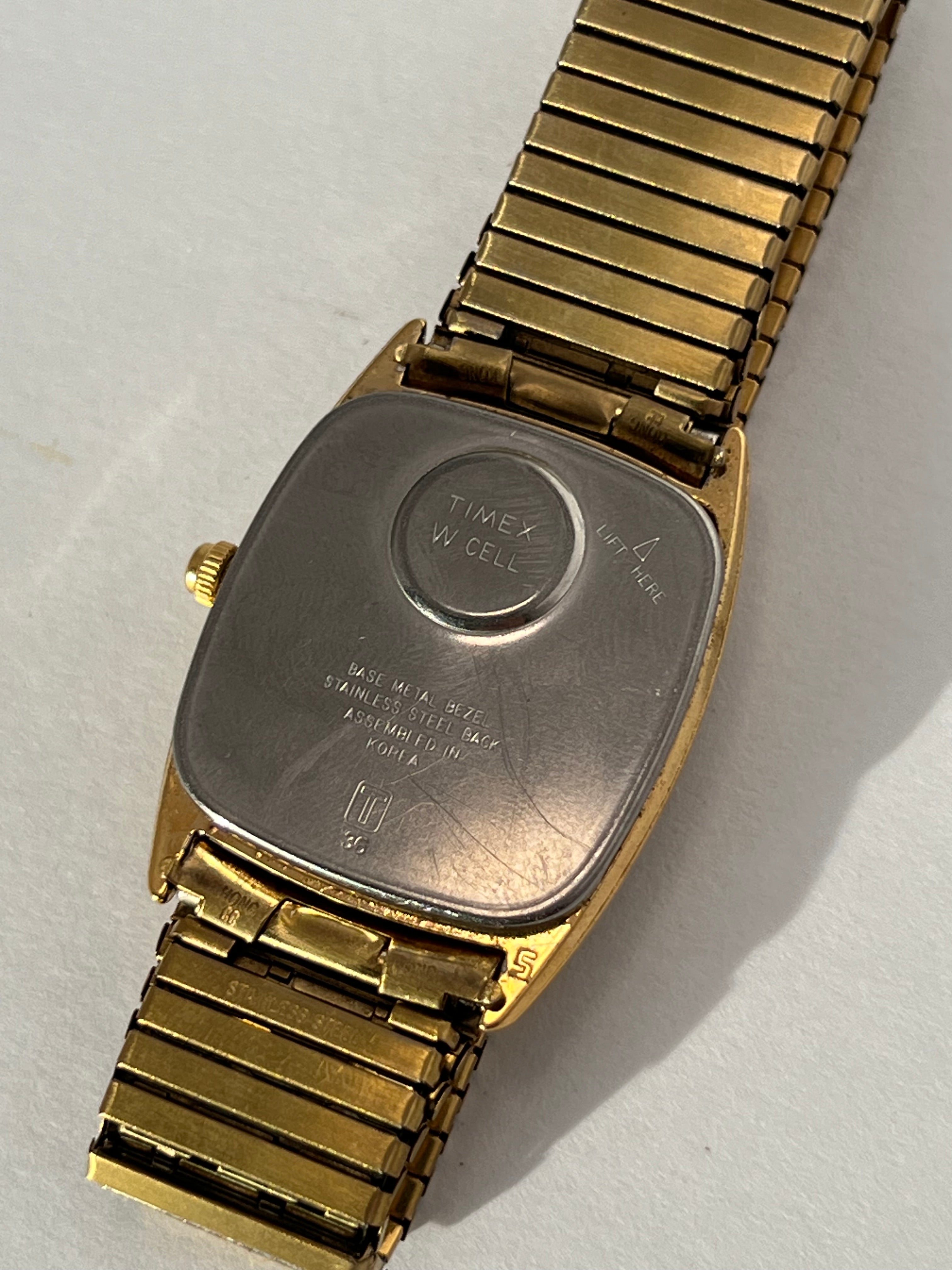 Timex T36 Gold Tone Square Men’s Quartz Watch