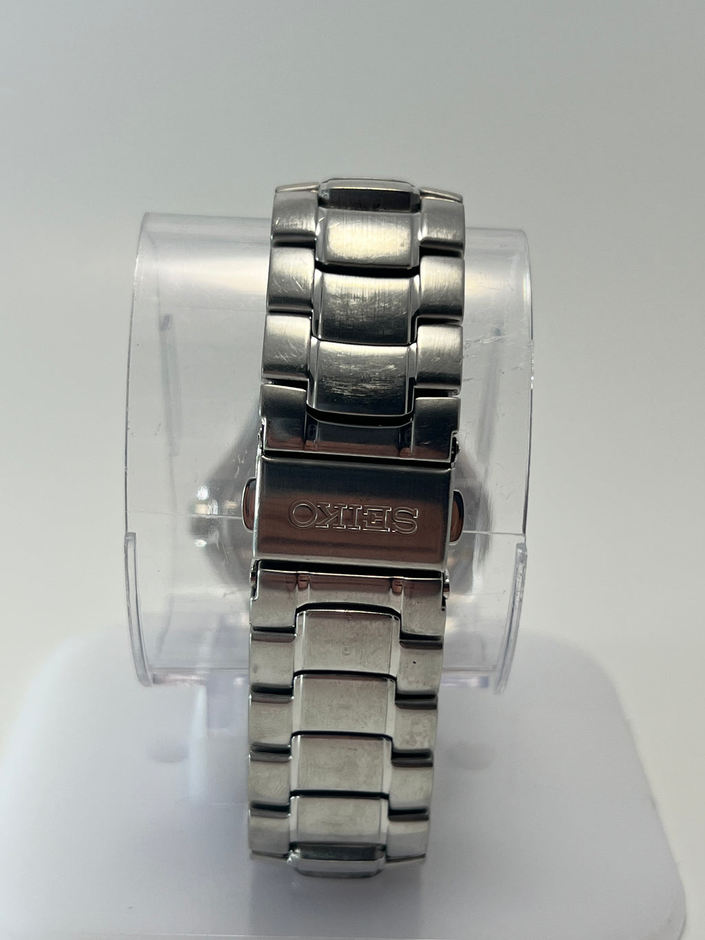 Vintage Seiko Men's Quartz Watch 7N42-7C00 Blue Dial 38mm