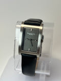 Kenneth Cole Tank Womens Watch 22mm Black Dial Leather KC2117