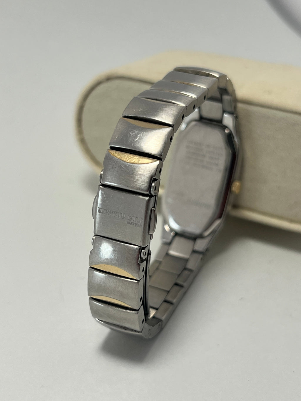 Kenneth Cole Women’s Quartz Watch Silver Gold 9275-02-KC4307