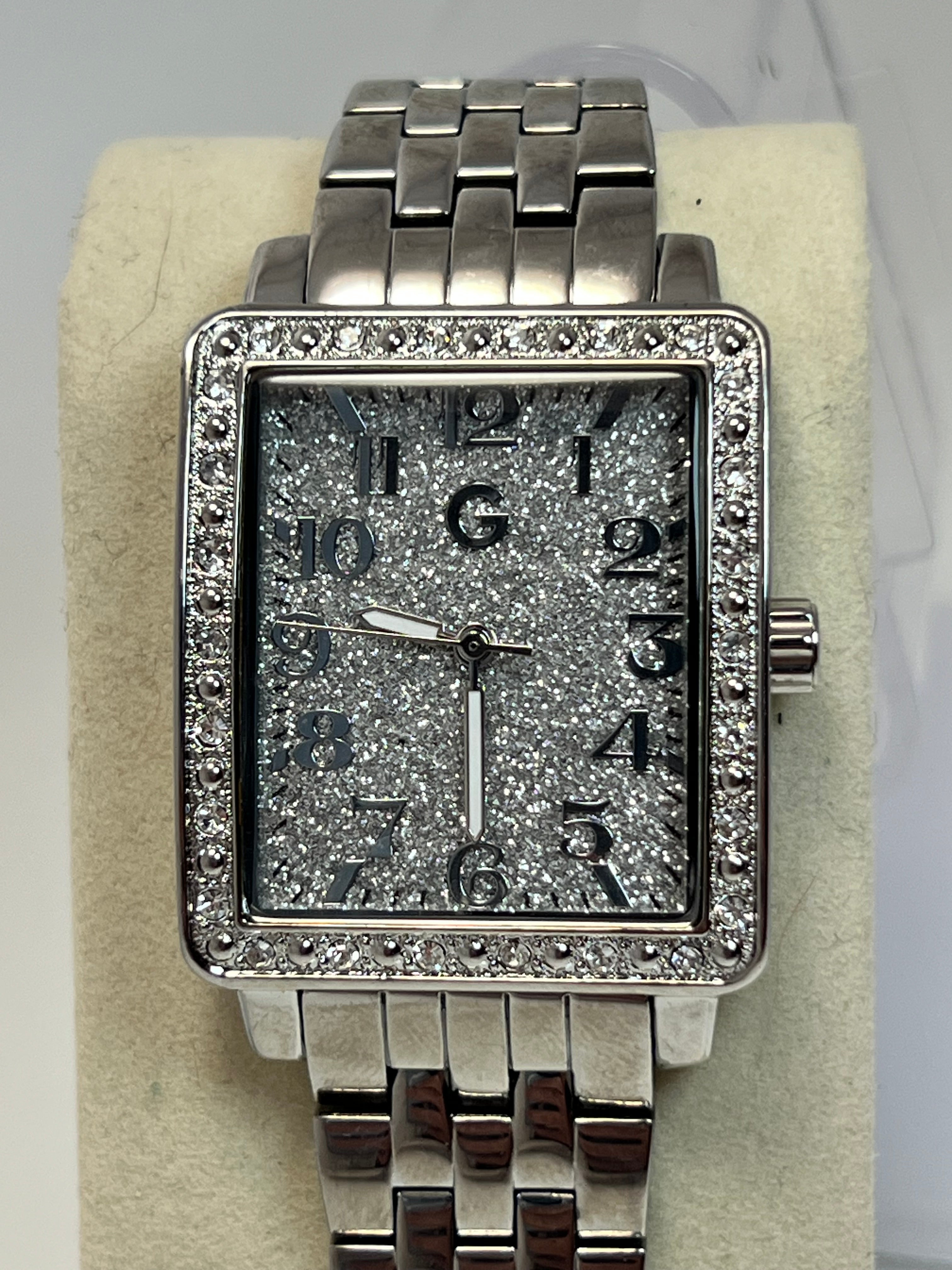 Guess Diamond Tank Quartz Watch