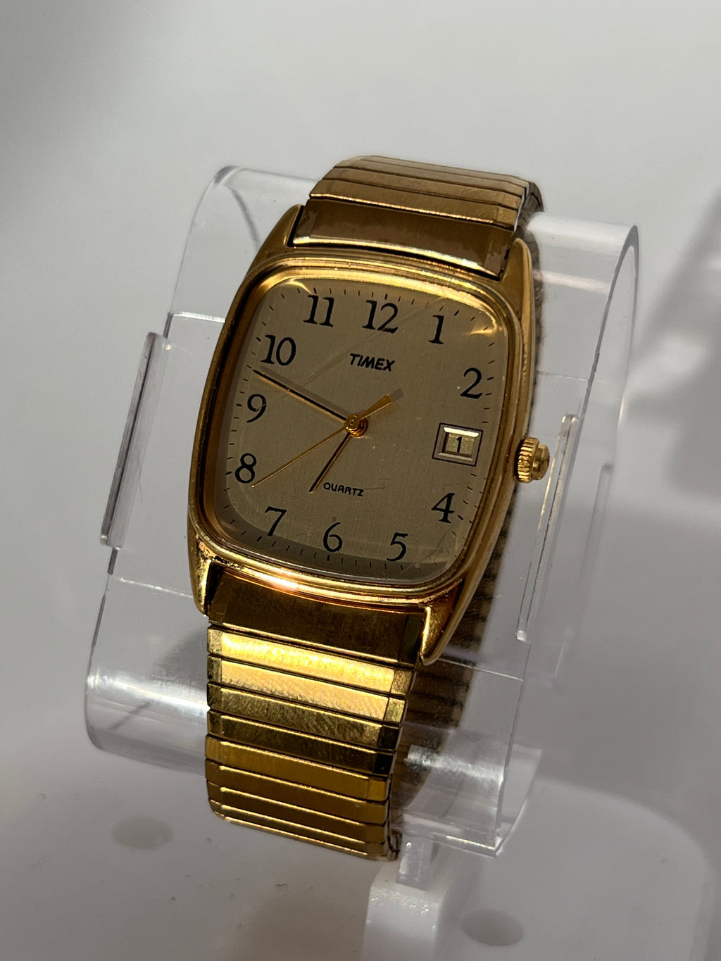 Timex T36 Gold Tone Square Men’s Quartz Watch