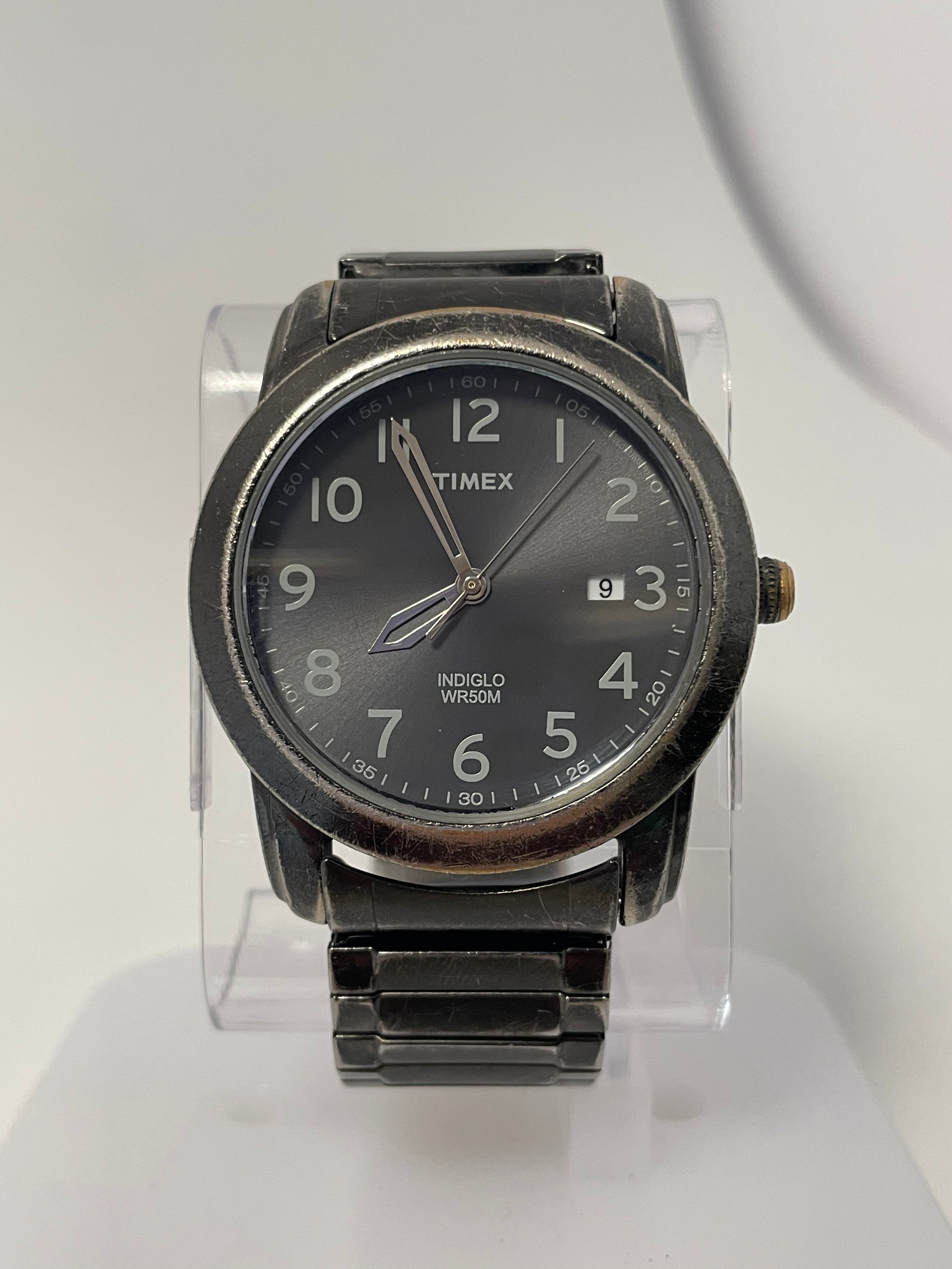 Timex Indiglo WR 50 M Men’s Watch “Gunmetal”