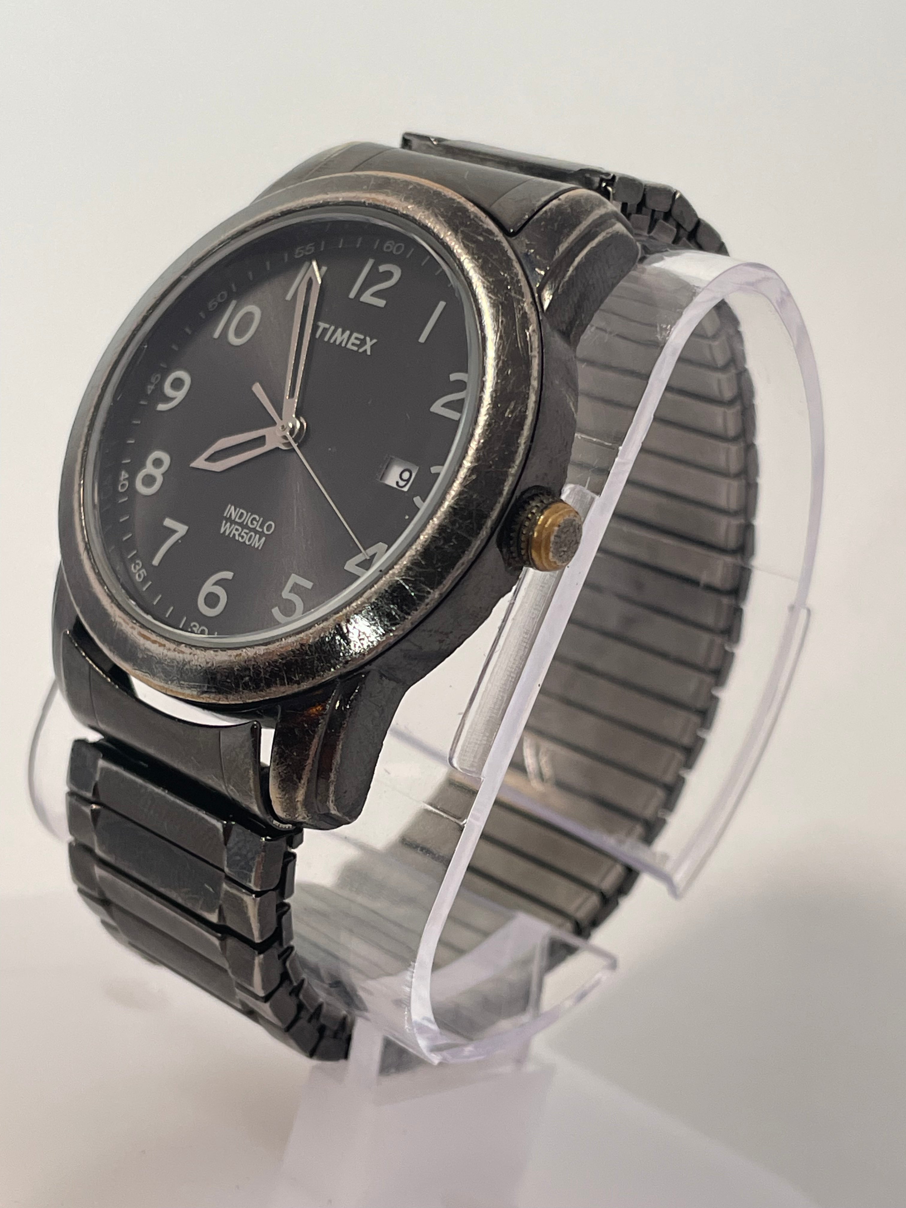 Timex Indiglo WR 50 M Men’s Watch “Gunmetal”